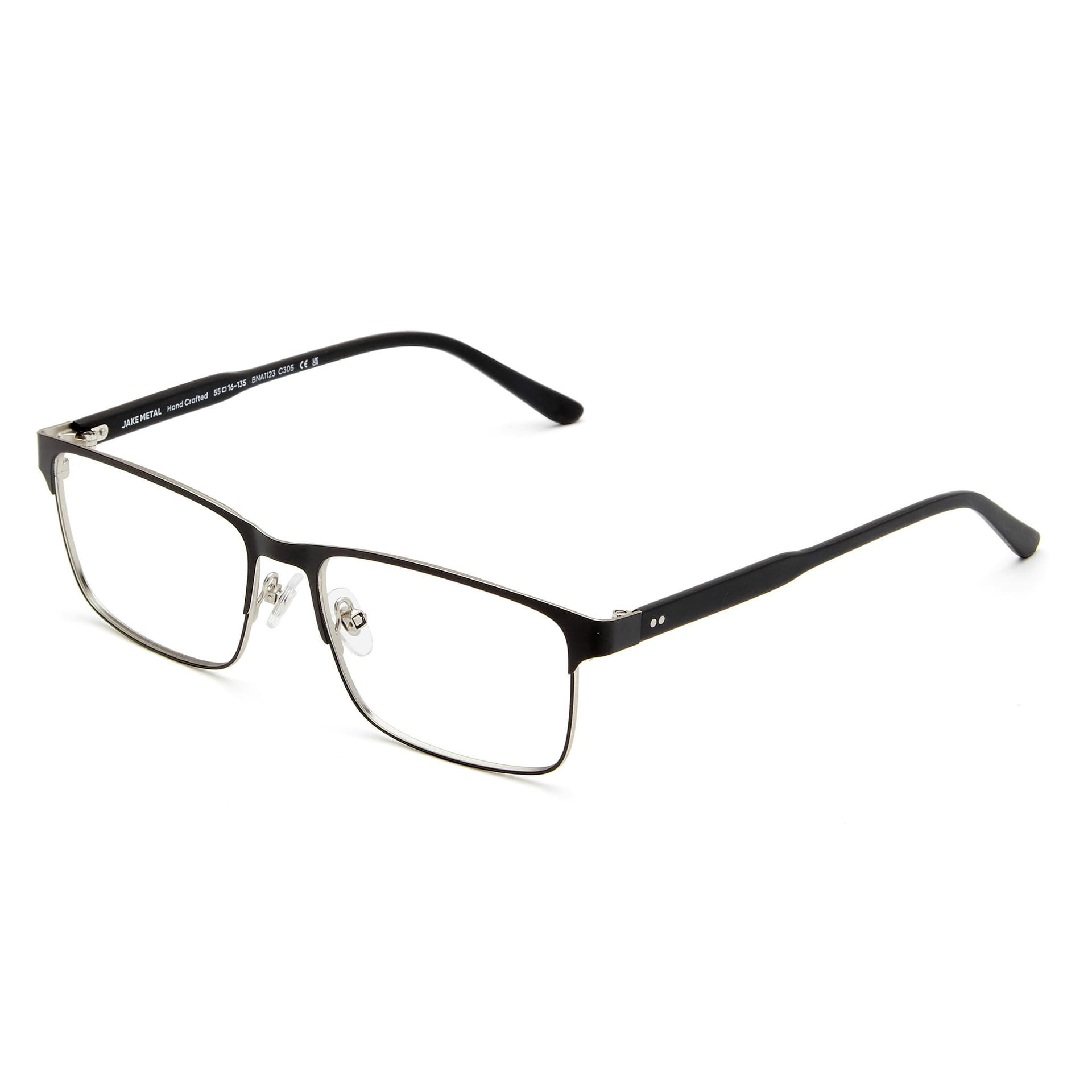 Jake Metal Matte Black Glasses Bailey Nelson Australia